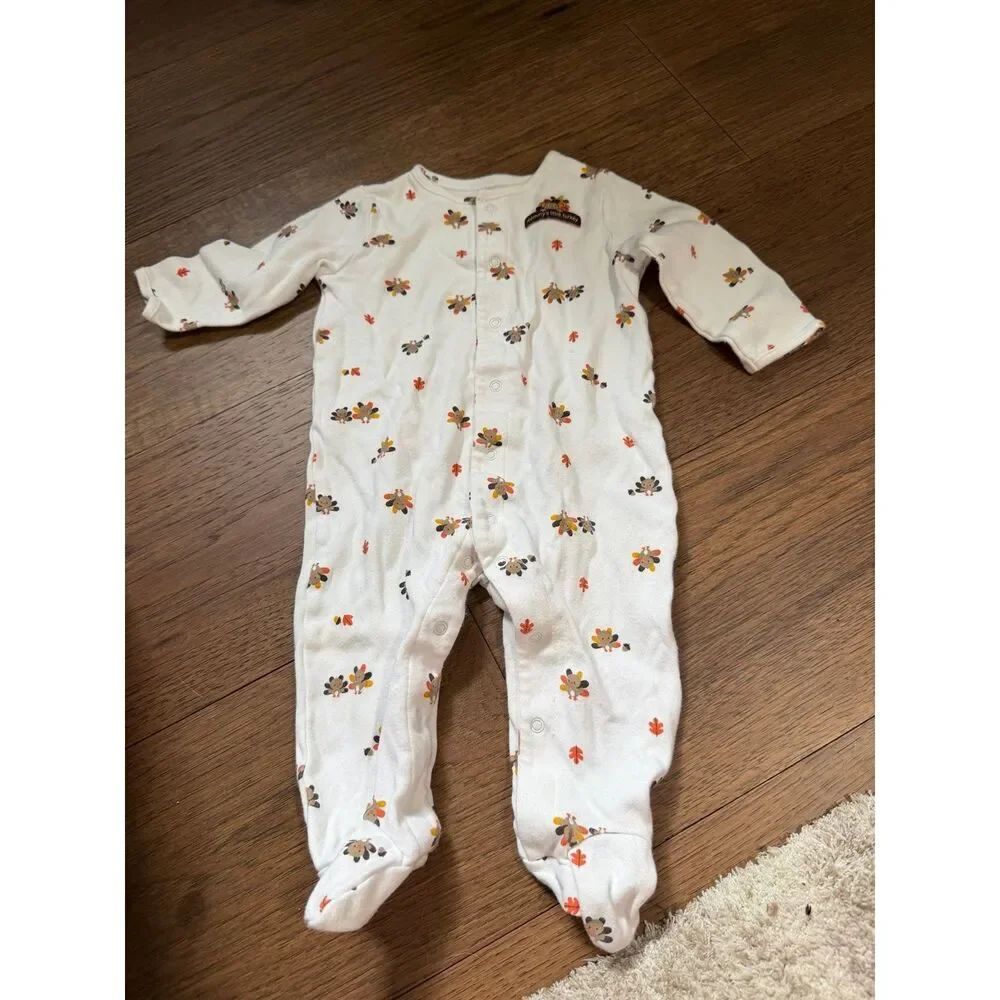Carter's Mommy's Little Turkey Onsie Turkey Butt Bottom Size 6M